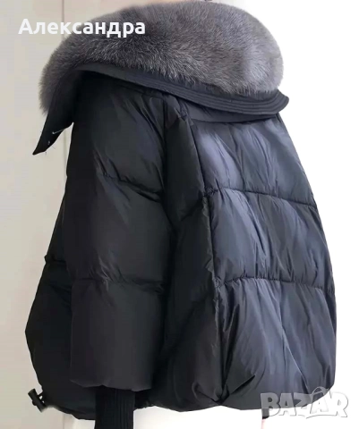 Ново дамско зимно яке с пухена яка , снимка 4 - Якета - 52641893