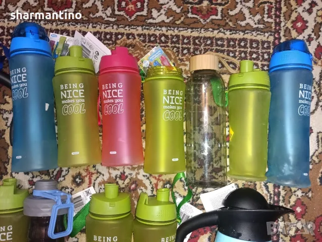 Лот 13 шишета и кани- 15 лв, снимка 3 - Спортна екипировка - 48902616