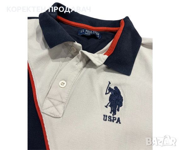 Поло Тениска с яка USPA Us. Polo Assn., снимка 2 - Тениски - 42486480