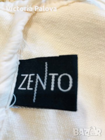 Модерна чанта тип торба (хобо)ZENTO,цвят айвъри, снимка 9 - Чанти - 29536019