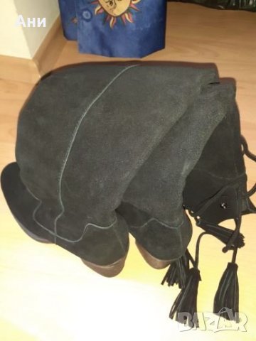 Ботуши от естествен велур, снимка 3 - Дамски ботуши - 27127649