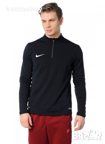  Nike Dry Academy Men's 1/4 Zip Long Sleeve - страхотна мъжка блуза, снимка 1 - Спортни дрехи, екипи - 35118280