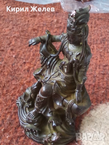 Бронзова фигурка на гуанин 54425, снимка 10 - Колекции - 54179849