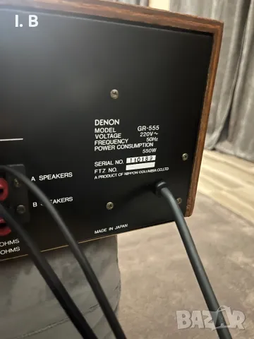 Denon GR-555, снимка 8 - Ресийвъри, усилватели, смесителни пултове - 48513242