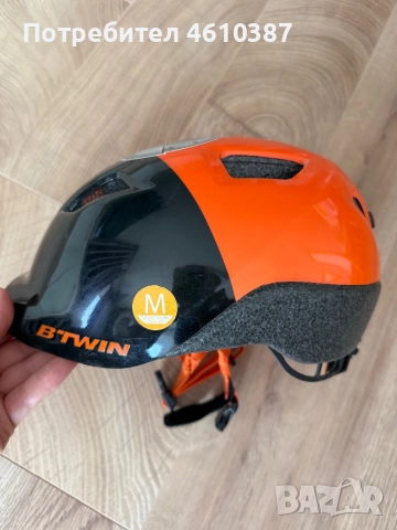 Каска за колело, детска BTwin Decathlon M 53-56 cm, снимка 2 - Други - 51905890