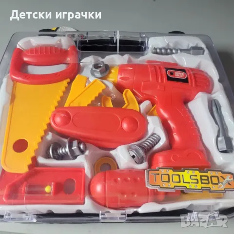 Комплект инструменти в куфар, с винтоверт 