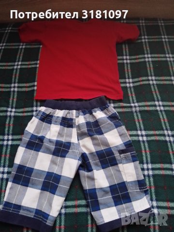 Детски шорти / къси панталони и червена тениска с лого и надпис Ферари за момче 3- 5 годишно, снимка 9 - Детски тениски и потници - 37630493