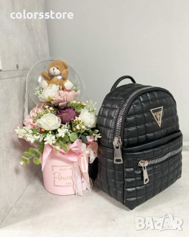 Черна раница  Guess код SG92, снимка 3 - Раници - 39166602