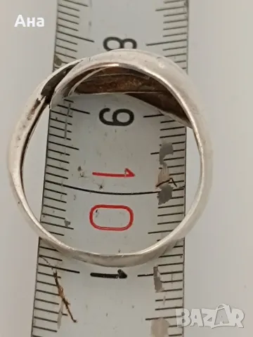 Красив сребърен пръстен , снимка 4 - Пръстени - 50347649