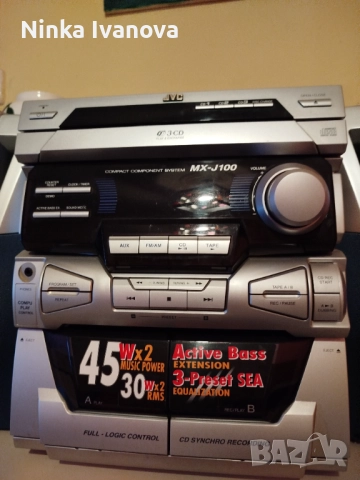 Стерео уредба JVC MX-J100! , снимка 2 - Аудиосистеми - 52642458