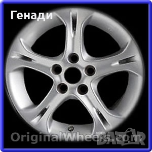 Оригинални джанти за Mazda 3 BK 15 цола 15" / 6J / ЦО 67.1 / 5х114.3 + 4 еднакви всесезонни гуми, снимка 6 - Гуми и джанти - 51353173