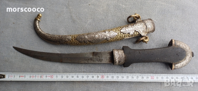 ГОЛЯМА КАМА НОЖ КУМАЯ ХАНДЖАР КИНЖАЛ, снимка 3 - Антикварни и старинни предмети - 54206145