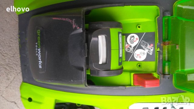 Косачка акумулаторна Green Works 25157, снимка 11 - Градинска техника - 39858888