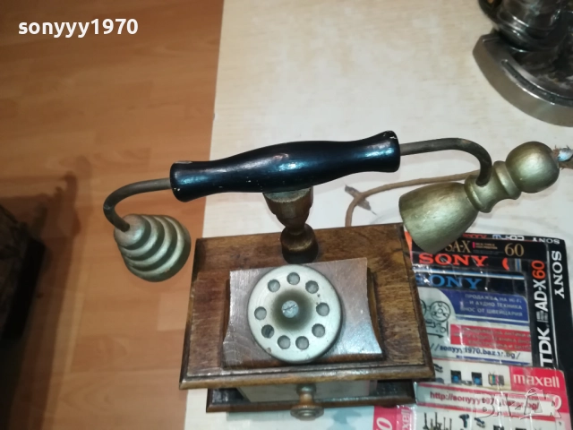 ДЪРВЕН ТЕЛЕФОН ОТ ФРАНЦИЯ 0610251851, снимка 9 - Антикварни и старинни предмети - 51965676