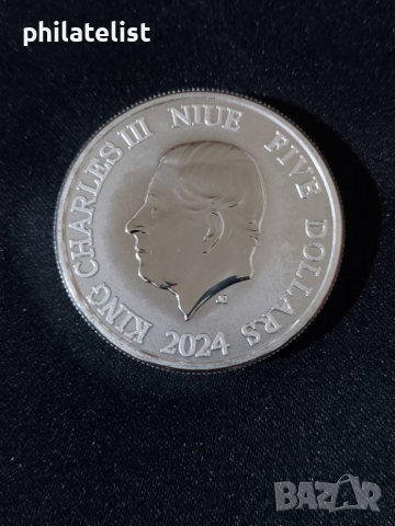 Ниуе 2024 – 5 долара - Костенурка – 2 OZ - Сребърна монета, снимка 3 - Нумизматика и бонистика - 44810630