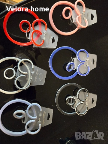 Комплект ГРИВНА + ОБЕЦИ + ПРЪСТЕН, снимка 2 - Бижутерийни комплекти - 52840172