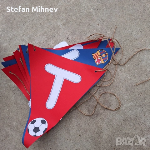 украса за детски рожден ден барса, снимка 5 - Детски якета и елеци - 53942487