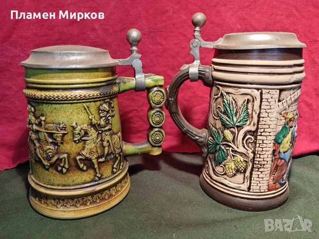 Две германски халби, снимка 3 - Чаши - 52129202
