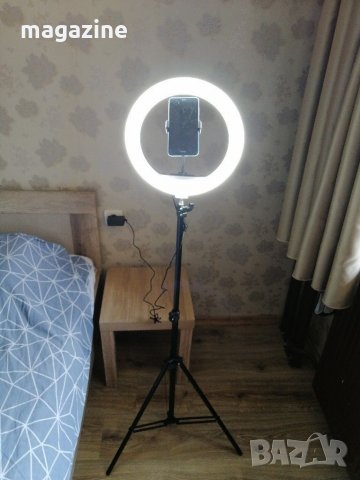 Ново! ХИТ! Професионална LED Селфи Ринг Лампа за снимки и Видео , Tic Tоc-Тик Ток, снимка 5 - Селфи стикове, аксесоари - 29522022
