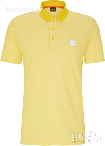 BOSS Mens PeOxford Oxford-Cotton Polo Shirt with Logo Badge - мъжка тениска р-р XL