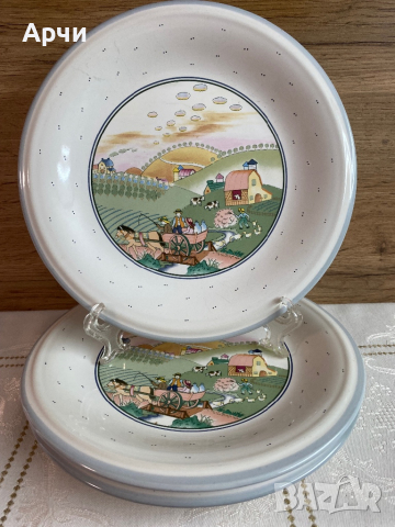 Порцеланови чинии от серията Завръщане у дома -Тайланд