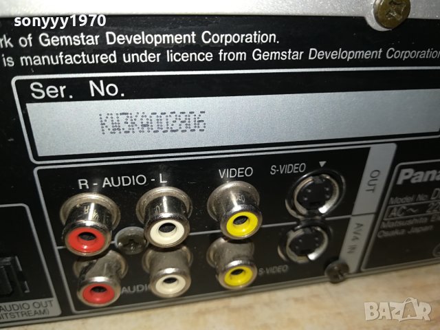 MADE IN JAPAN-PANASONIC HDD/DVD RECORDER 0511231131, снимка 18 - Плейъри, домашно кино, прожектори - 42860735