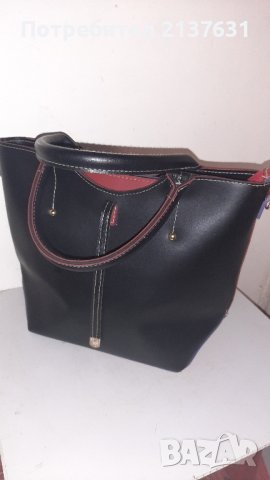 НОВА  ! ДАМСКА ЧАНТА  " ЧЕРНО и ЧЕРВЕНО ", снимка 3 - Чанти - 42451935