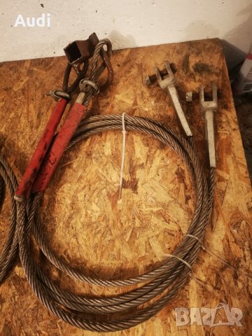 Стоманени въжета/сапани с дължина 4 метра/въжето е Ф16mm, снимка 5 - Други инструменти - 35382660