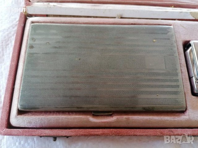 Колекционерска посребрена табакера PV. Alpakka, снимка 2 - Колекции - 30062666