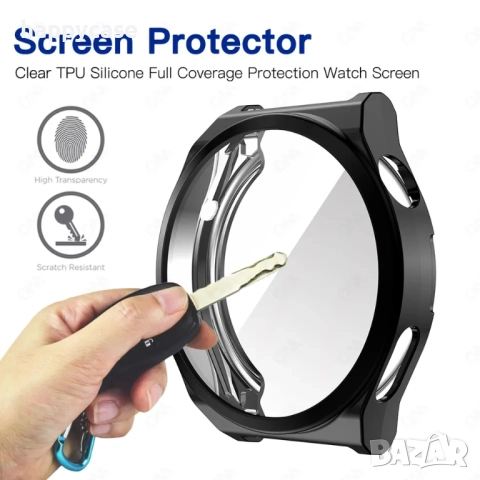 Huawei Watch GT6 46 41 mm. / GT6 Pro 46 / Мек TPU силиконов кейс с протектор, снимка 7 - Смарт часовници - 52068443