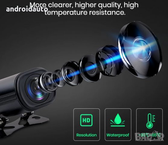 HD Цветна Kaмера за Заден ход 720P 120", снимка 3 - Аксесоари и консумативи - 37079828