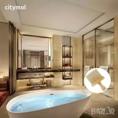 Голяма четка с мек косъм, за почистване на интериора на автомобил, техника и др, снимка 4 - Други стоки за дома - 48507495