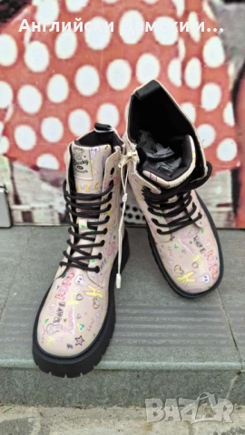 Английски дамски  боти Zara, снимка 3 - Дамски боти - 51991289