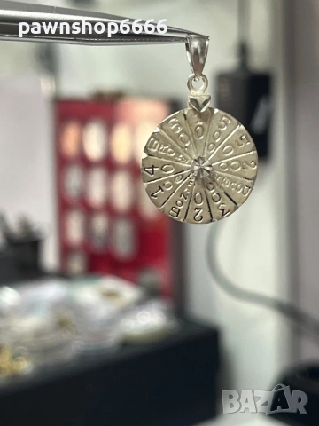 Сребърна висула проба 925 тегло 4,30 грама , снимка 2 - Колиета, медальони, синджири - 53188818