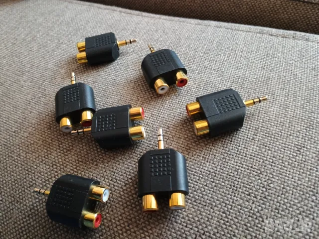 Antsig® Stereo Jack 3.5mm to RCA Gold plated adapter