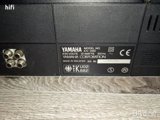 Касетен дек Yamaha KX-390, снимка 5 - Декове - 53012632