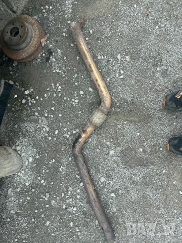 средна тръба мерцедес ц класа w203 c 200 c 220 дизел 2005 2006 2007 с дпф 