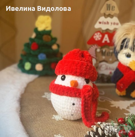 Ръчно плетени Коледни играчки, снимка 4 - Други - 42860393