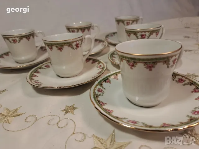 двоен сет за кафе Limoges 8/1, снимка 2 - Чаши - 49900481