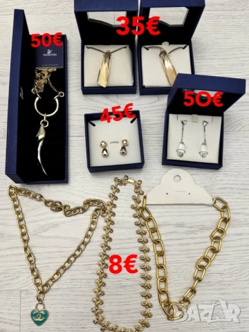 огърлица обеци химикалите Сваровски Swarovski