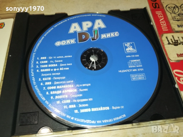 АРА DJ ФОЛК МИКС CD 2409251157, снимка 2 - CD дискове - 51818570