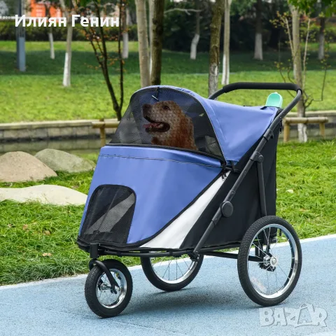 Кучешка количка PawHut, снимка 3 - За кучета - 56249874