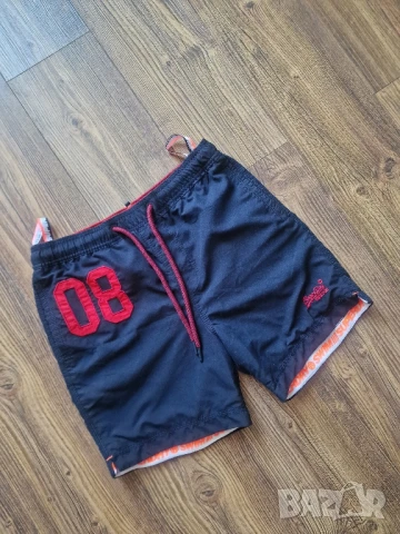 Страхотни мъжки шорти бански SUPERDRY размер  L, снимка 2 - Бански - 50821462
