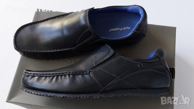 Нови и Оригинални мокасини Hush Puppies размер 45 естествена кожа, снимка 2 - Мокасини - 30769967