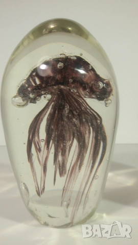 2 медузи от балончета в стъкло (цена за двете заедно), снимка 3 - Декорация за дома - 52058864