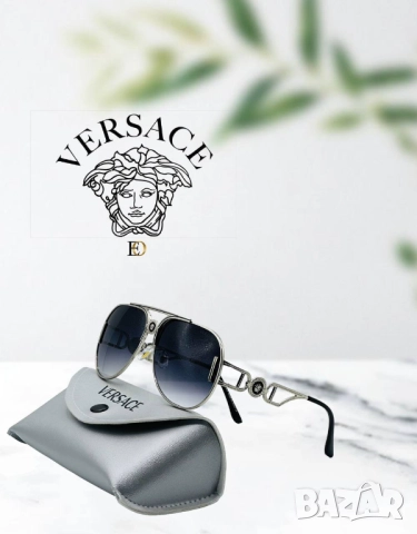 очила с калъф, кутия и ув защита versace, снимка 4 - Слънчеви и диоптрични очила - 51443151