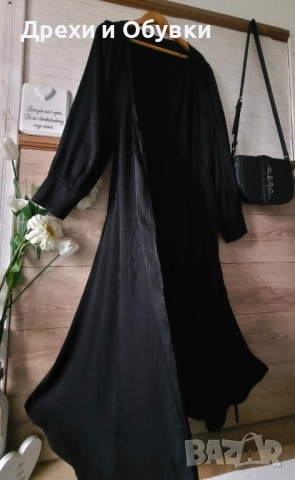 Дълга черна рокля прегърни ме ZIZZI , снимка 3 - Рокли - 51752635