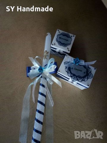 Комплект за кръщене, снимка 2 - Подаръци за кръщене - 29734585