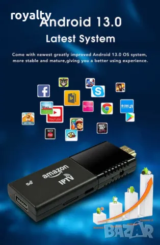 Fire TV Stick 4K – Превърнете телевизора си в смарт устройство, снимка 3 - Части и Платки - 49111904