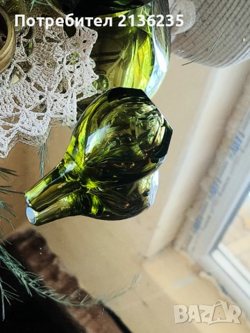 Кристална гарафа Bohemia, снимка 8 - Антикварни и старинни предмети - 51939823